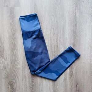 Aerie Chill. Play. Move. Blue Camo High Waisted Leggings Women’s Size Small